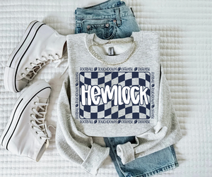 Hemlock Football Crewneck Sweatshirt