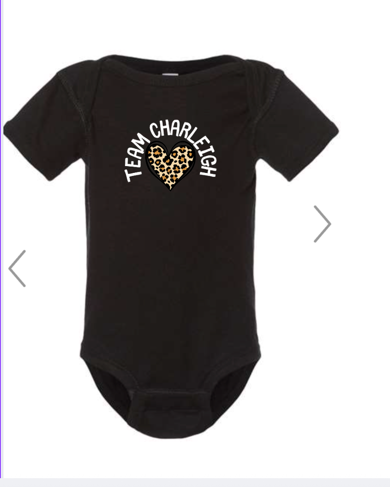 Team Charleigh Onesie