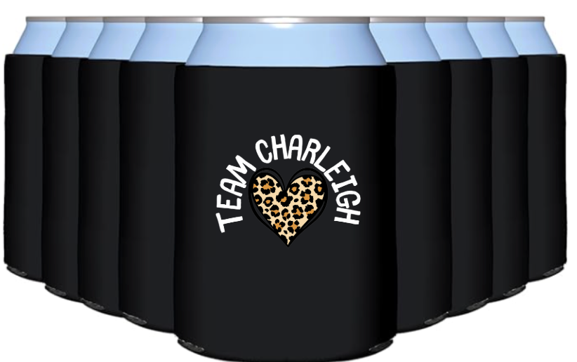 Team Charleigh Can Koozie