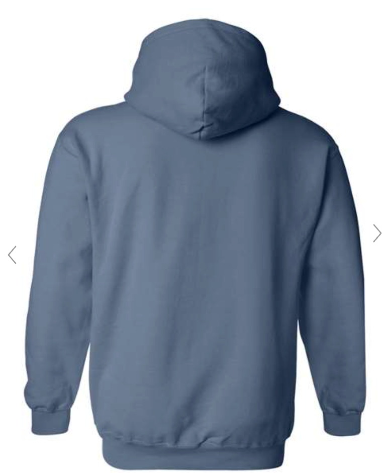 Urban Attic Hooded Sweatshirt Indigo/Rust