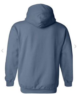 Urban Attic Hooded Sweatshirt Indigo/Rust